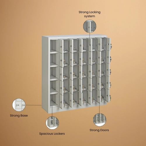 30 door mobile locker
