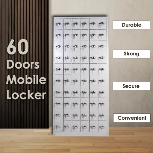 60 door mobile locker