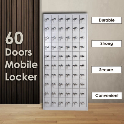 60 door mobile locker