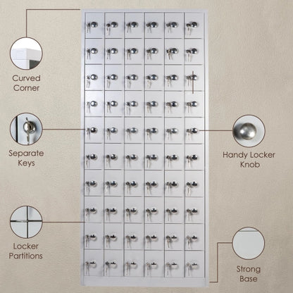 60 door mobile locker
