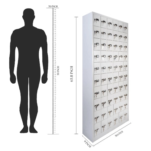 60 door mobile locker
