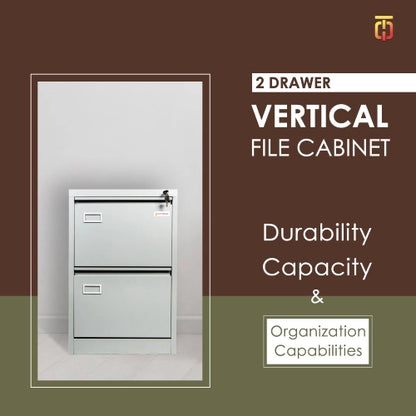 Vertical filing cabinet 2 drawer