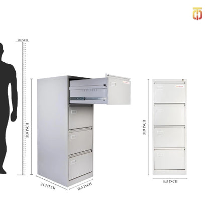 Vertical filing cabinet 4 drawer
